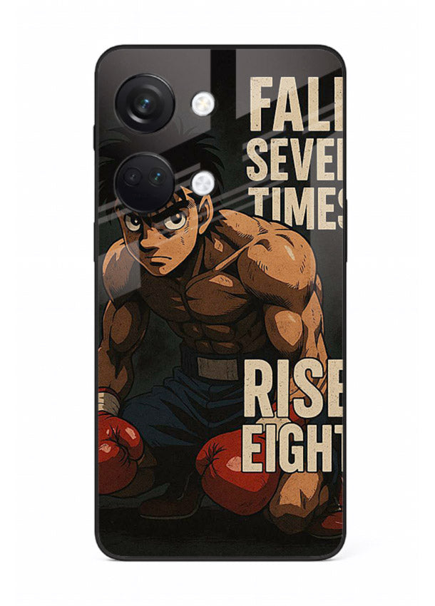 ippo punch boxing anime art OnePlus Nord 3 glass cover fighting pose strong case