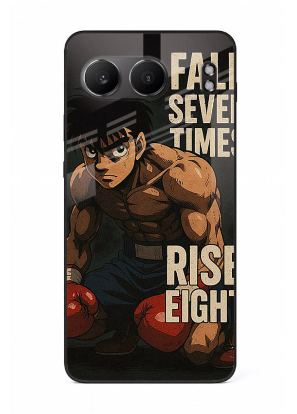 ippo punch boxing anime art OnePlus Nord 4 glass cover fighting pose strong case
