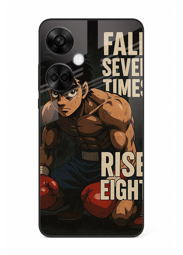ippo punch boxing anime art OnePlus Nord CE3 glass cover fighting pose strong case