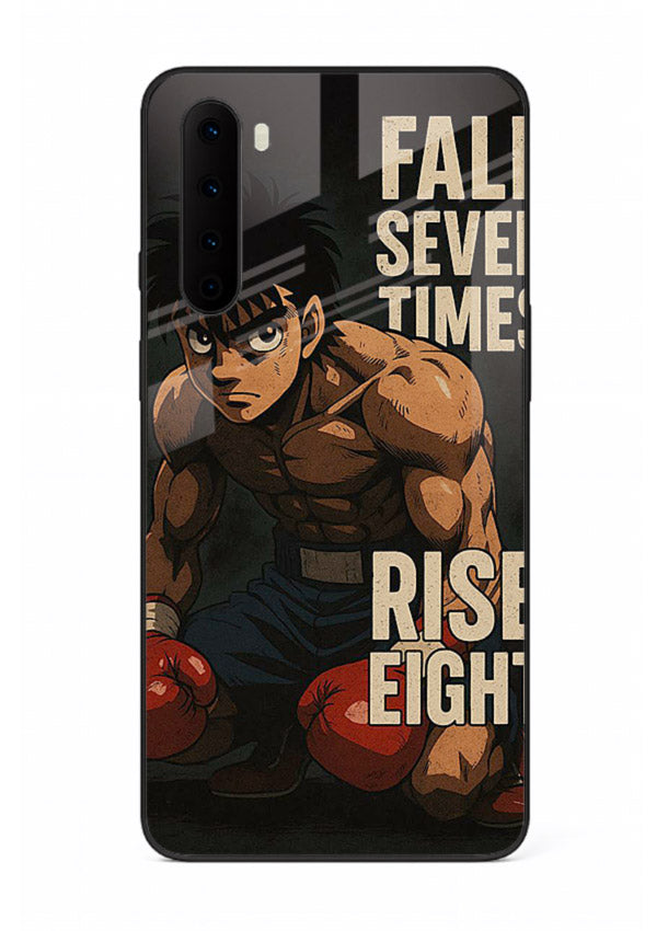 ippo punch boxing anime art OnePlus Nord glass cover fighting pose strong case