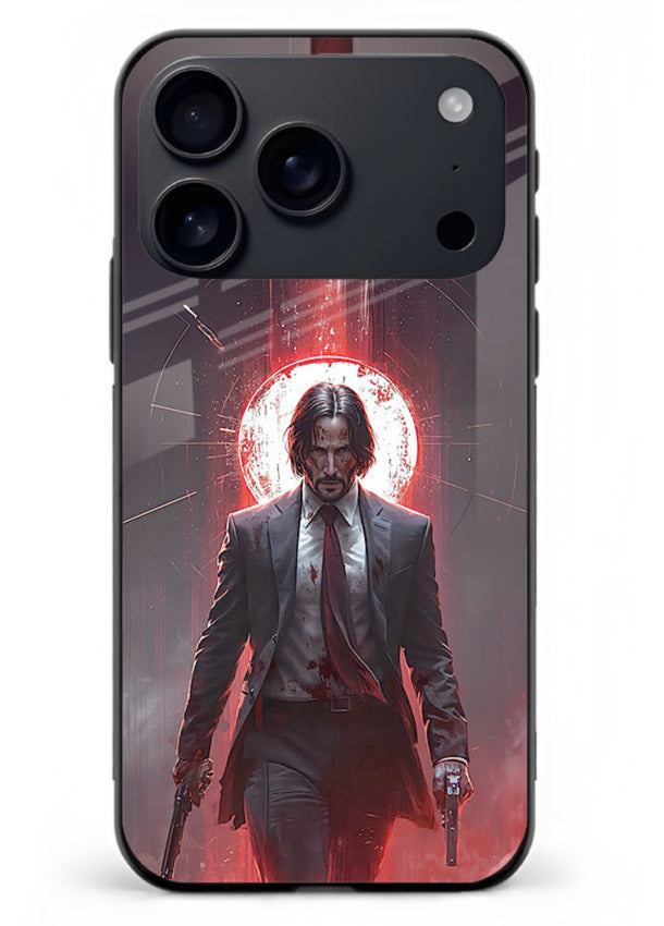 John Wick Action red pose cover for Apple iPhone 18 Pro Max