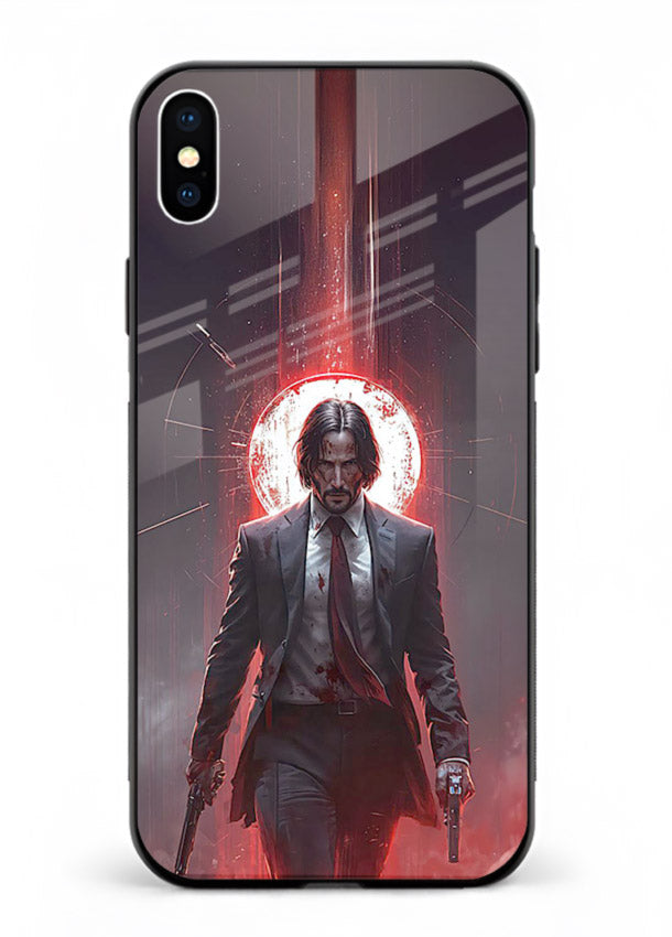 John Wick Action red pose cover for Apple iPhone XS Max