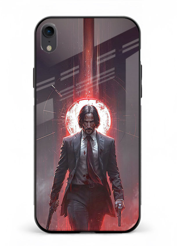 John Wick Action red pose cover for Apple iPhone XR