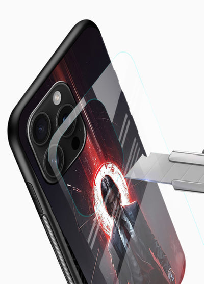 John Wick Action red pose cover for Glossy Vibrant Premium Look - Angle Blade
