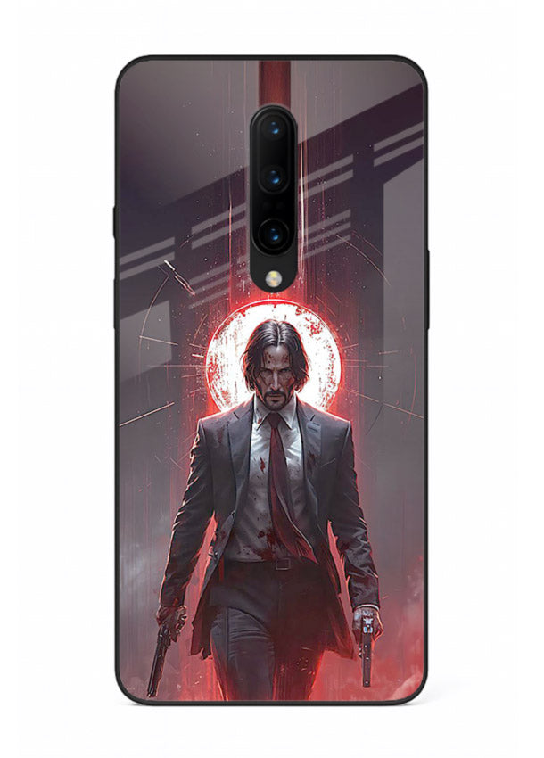 John Wick Action red pose cover for OnePlus 8