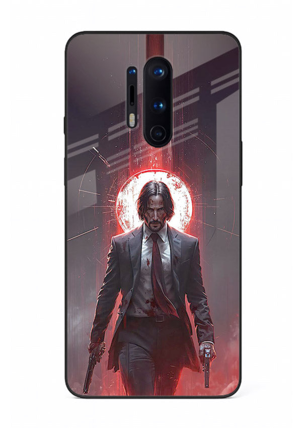 John Wick Action red pose cover for OnePlus 8 Pro