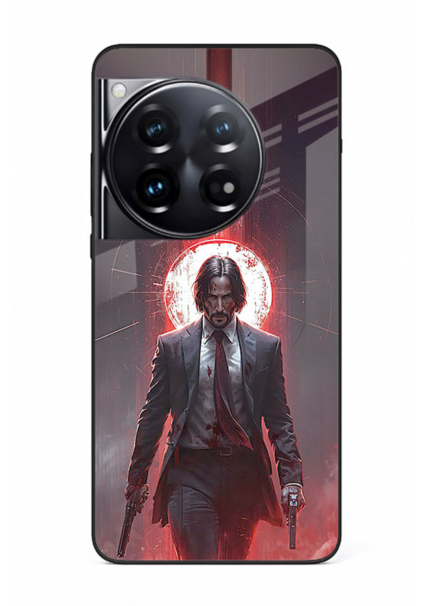 John Wick Action red pose cover for OnePlus 12