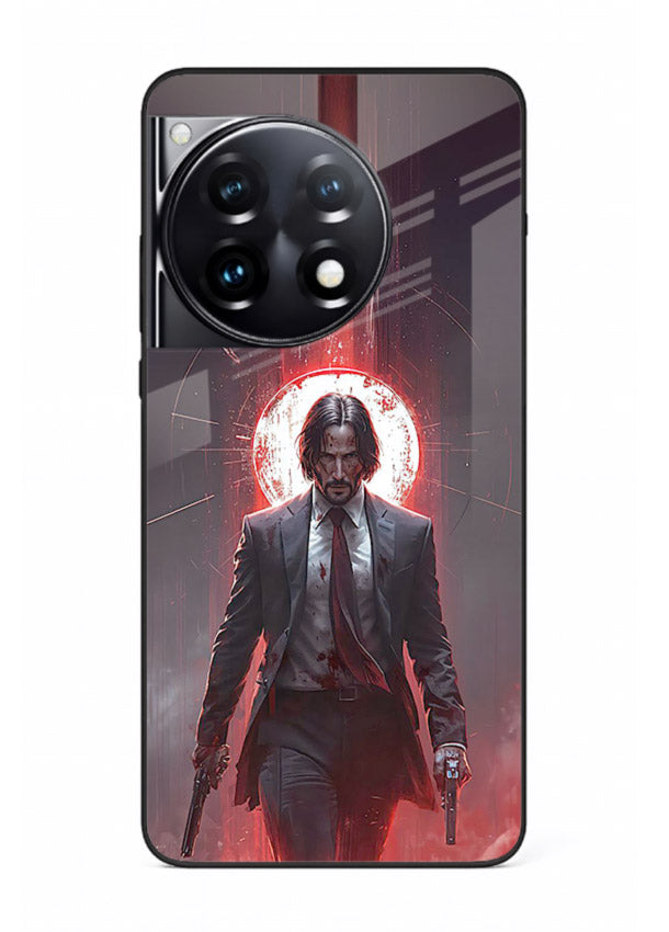 John Wick Action red pose cover for OnePlus 12R