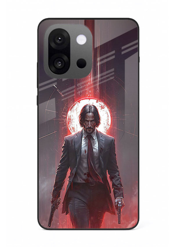 John Wick Action red pose cover for OnePlus 13s