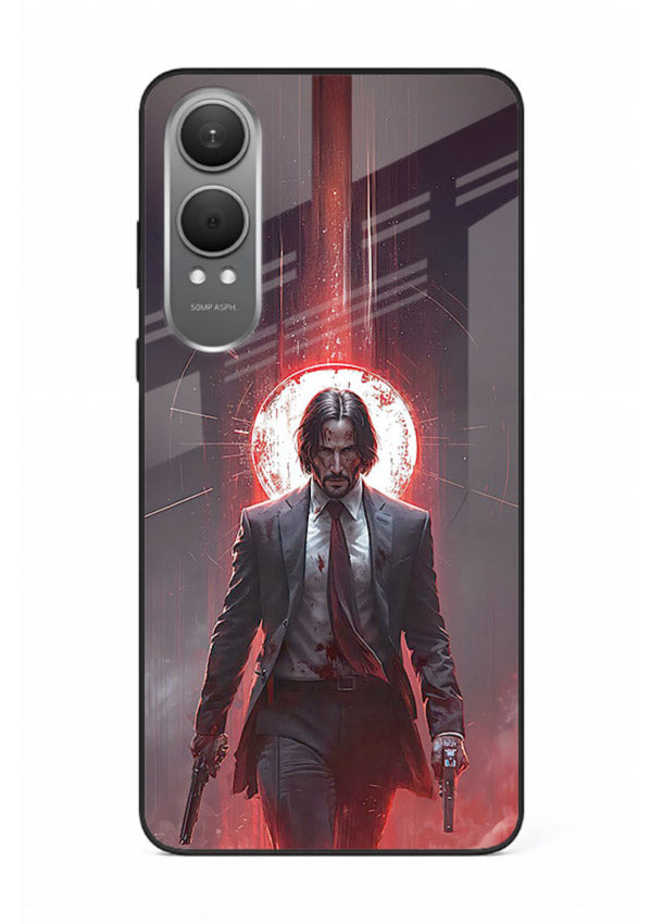 John Wick Action red pose cover for OnePlus Nord CE4 Lite