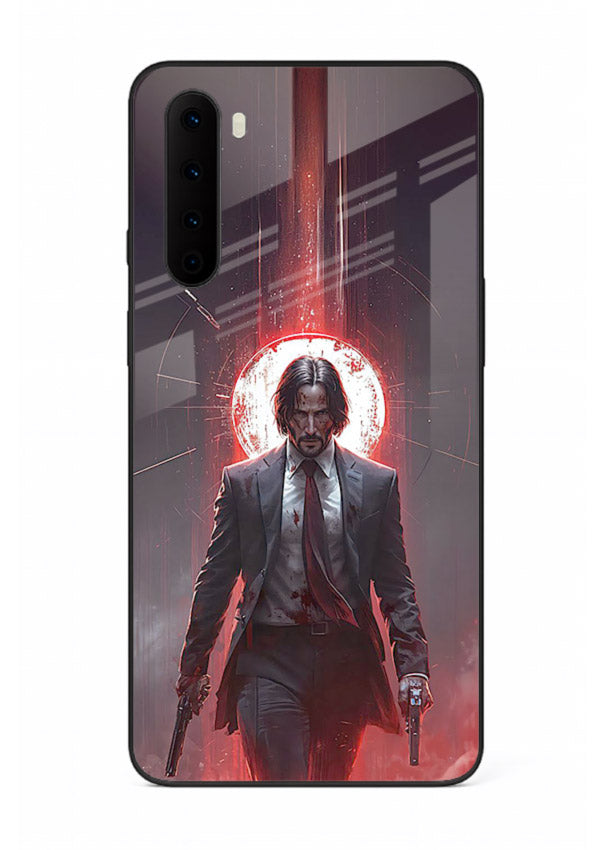 John Wick Action red pose cover for OnePlus Nord