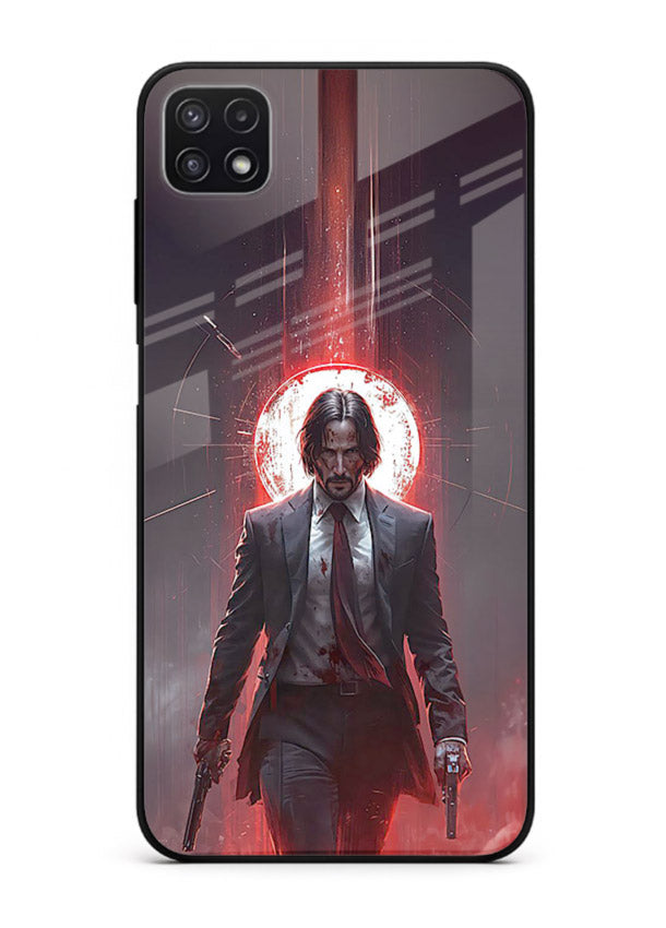John Wick Action red pose cover for Samsung A22 5G