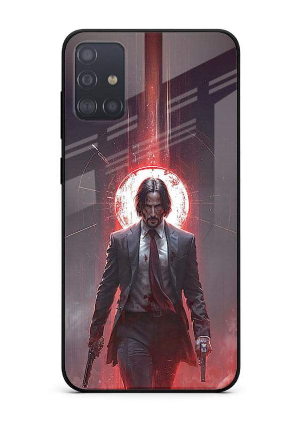 John Wick Action red pose cover for Samsung A71