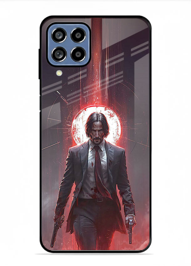 John Wick Action red pose cover for Samsung F12 5G