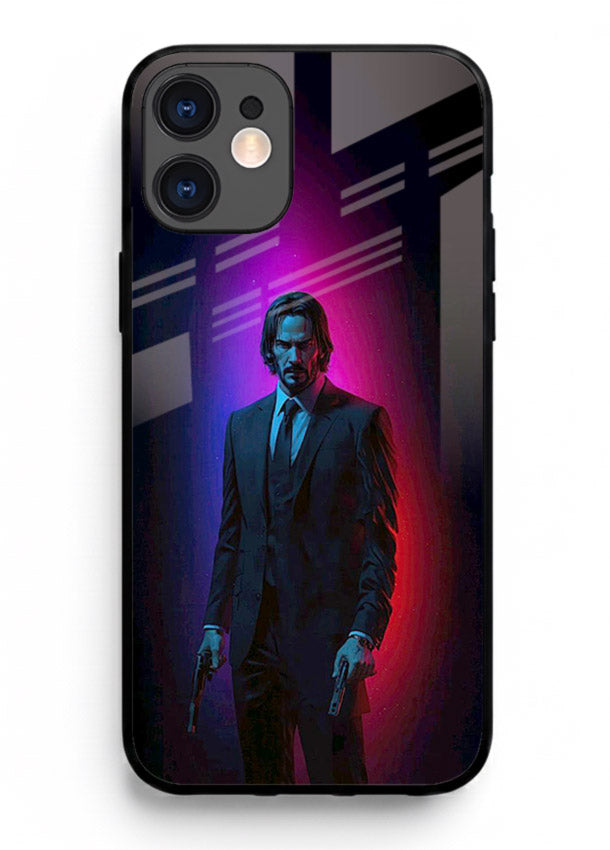 John Wick Baba Yaga neon cover for Apple iPhone 12 Mini