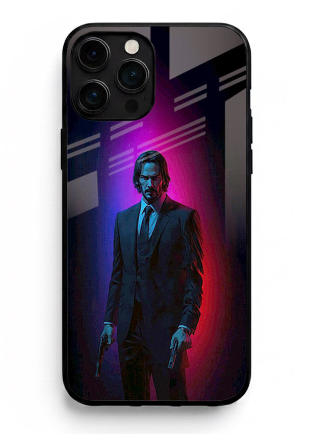 John Wick Baba Yaga neon cover for Apple iPhone 16 Pro Max