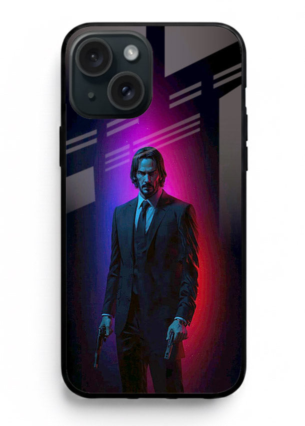 John Wick Baba Yaga neon cover for Apple iPhone 14