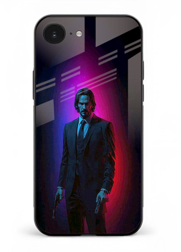 John Wick Baba Yaga neon cover for Apple iPhone 16E