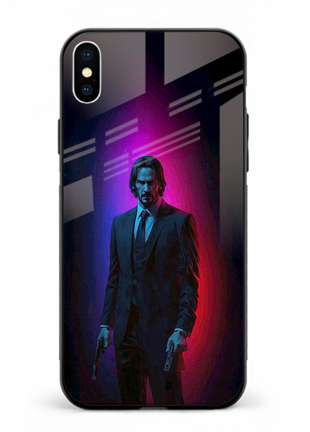 John Wick Baba Yaga neon cover for Apple iPhone XS Max