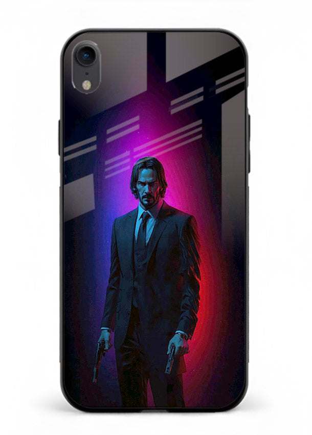John Wick Baba Yaga neon cover for Apple iPhone XR