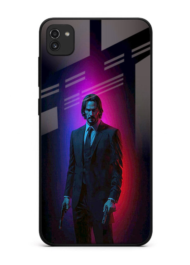 John Wick Baba Yaga neon cover for Samsung A03