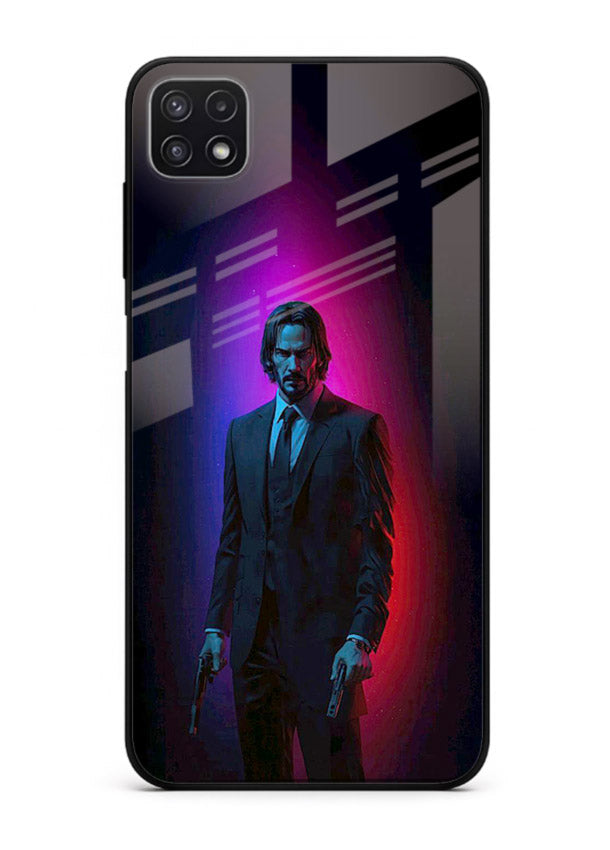 John Wick Baba Yaga neon cover for Samsung F42 5G