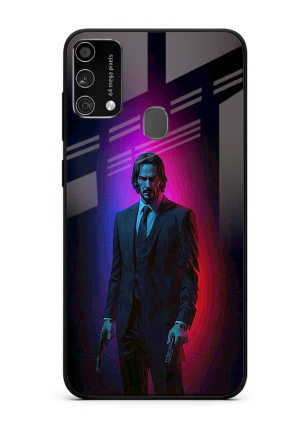 John Wick Baba Yaga neon cover for Samsung F41