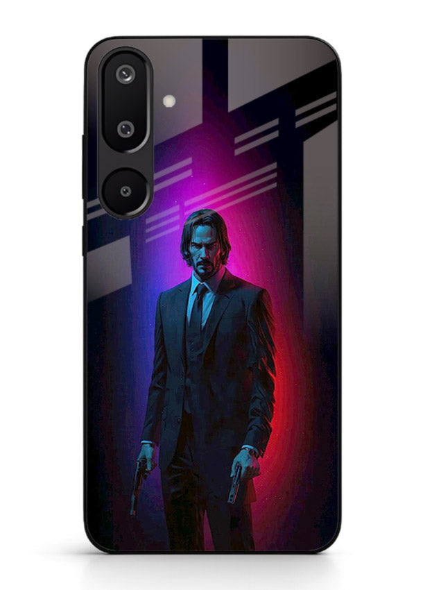 John Wick Baba Yaga neon cover for Samsung F16 5G