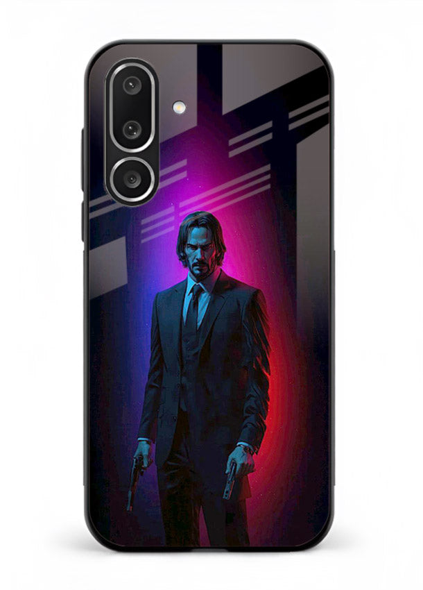 John Wick Baba Yaga neon cover for Samsung M36 5G
