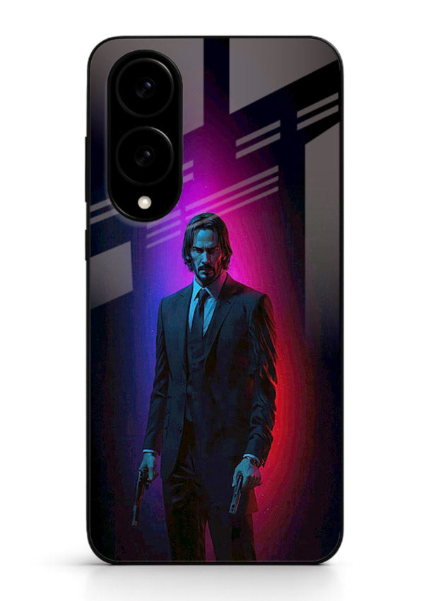 John Wick Baba Yaga neon cover for Samsung S25 Edge