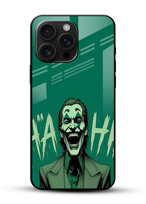 Joker Laugh Chaos Within cover for Glossy Vibrant Premium Look - Angle Front