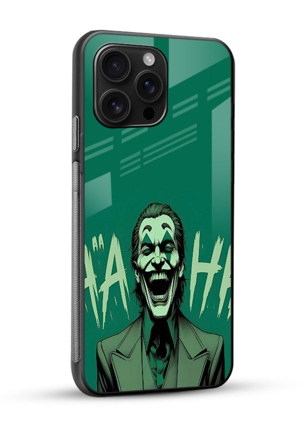 Joker Laugh Chaos Within cover for Glossy Vibrant Premium Look - Angle Side