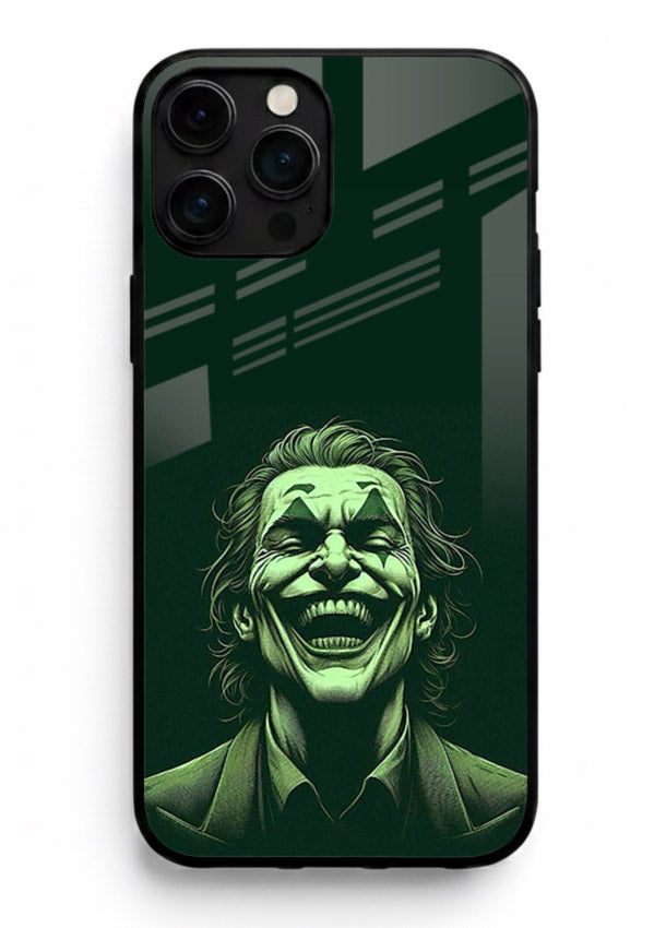 joker toxic smile dark art iphone 11 pro max glass cover villain themed stylish case