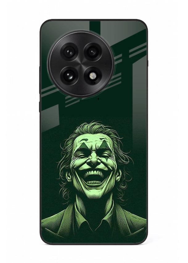 joker toxic smile dark art OnePlus 13 glass cover villain themed stylish case