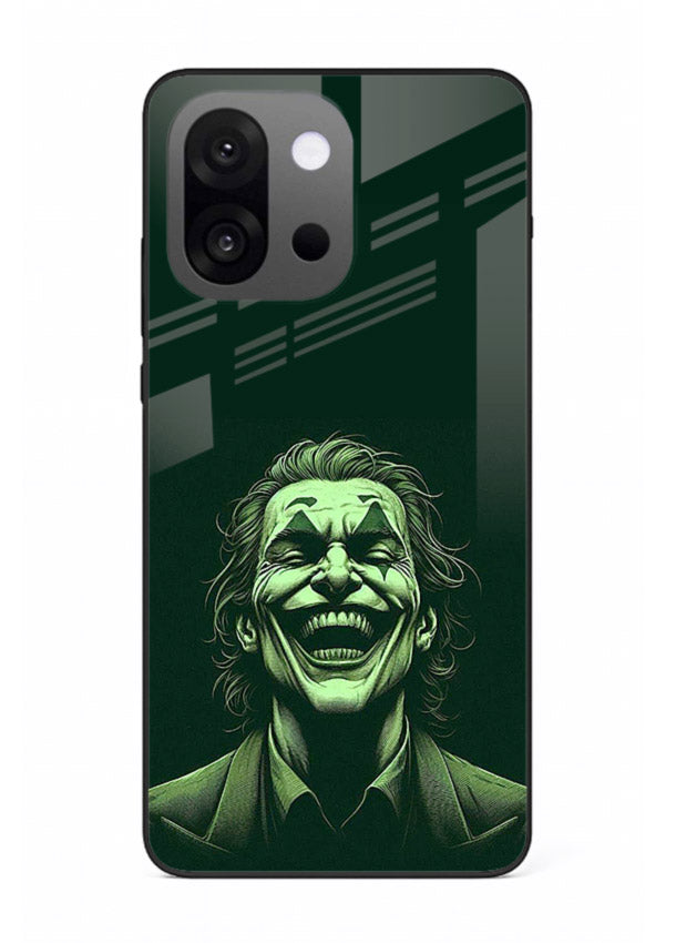 joker toxic smile dark art OnePlus 13s glass cover villain themed stylish case