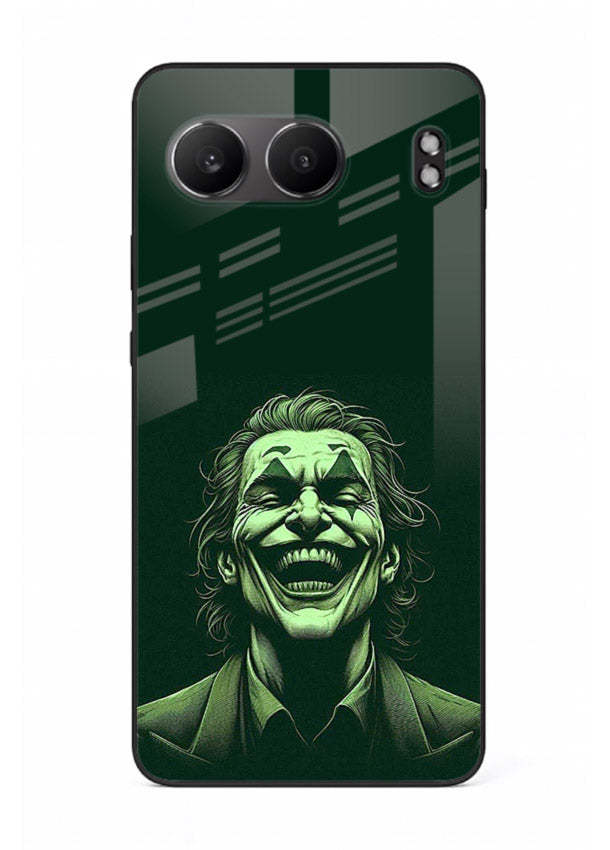 joker toxic smile dark art OnePlus Nord 4 glass cover villain themed stylish case