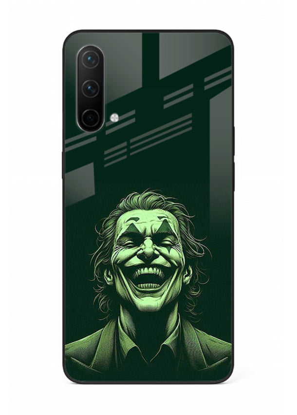 joker toxic smile dark art OnePlus Nord CE 5G glass cover villain themed stylish case