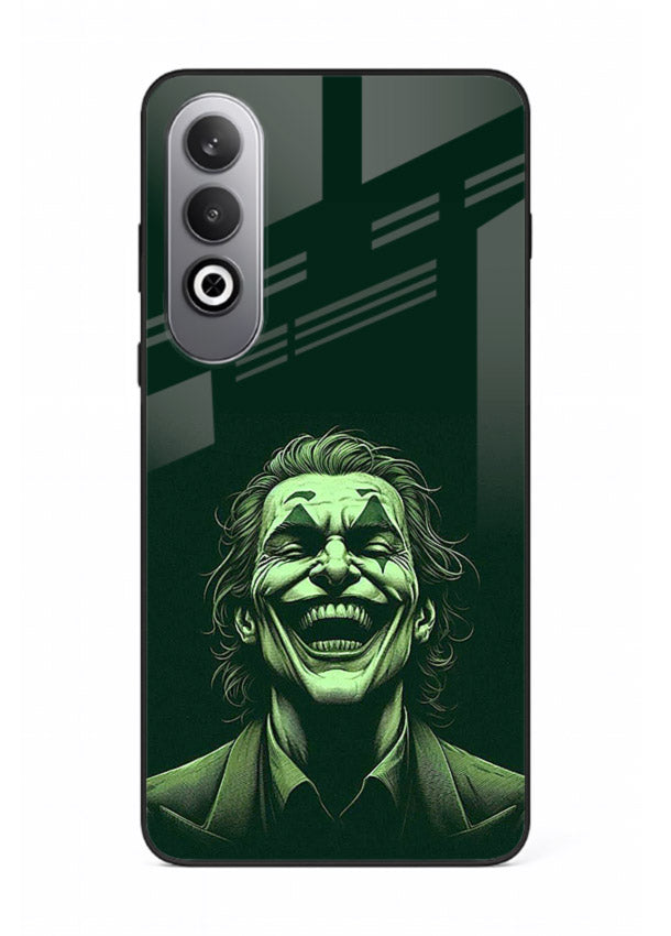 joker toxic smile dark art OnePlus Nord CE4 glass cover villain themed stylish case