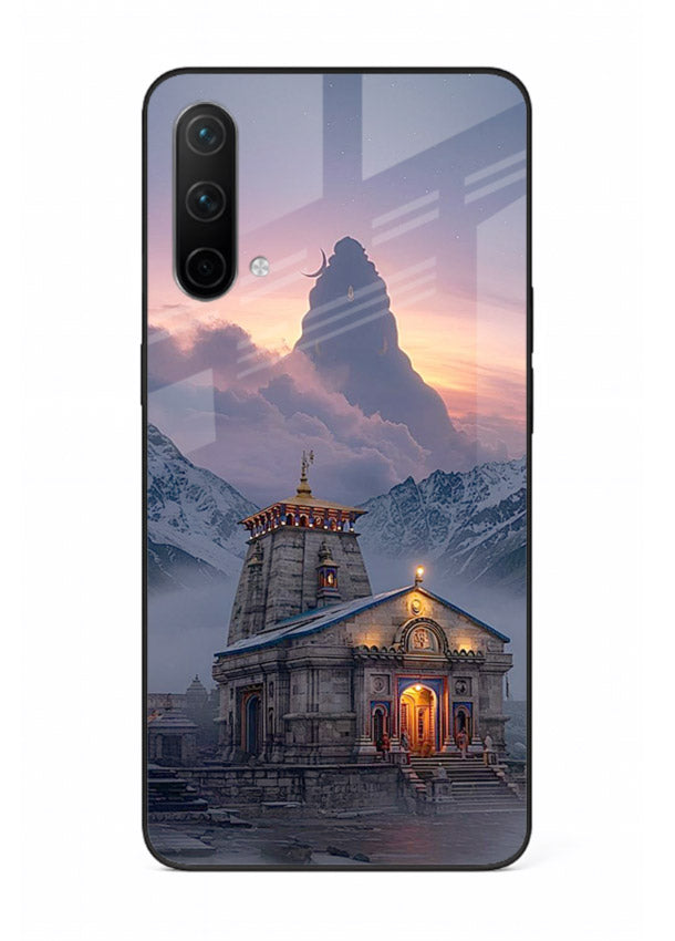 Kedarnath temple mountain spiritual aesthetic OnePlus Nord CE 5G glass devotional case