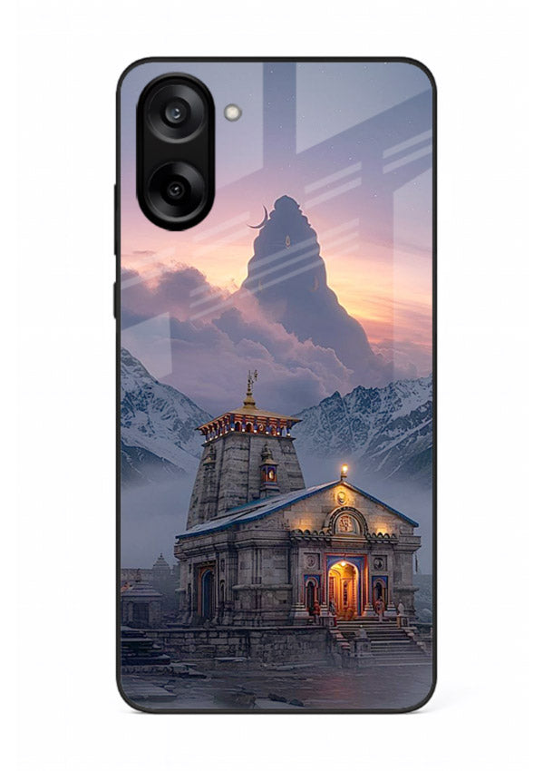 Kedarnath temple mountain spiritual aesthetic OnePlus Nord CE5 glass devotional case