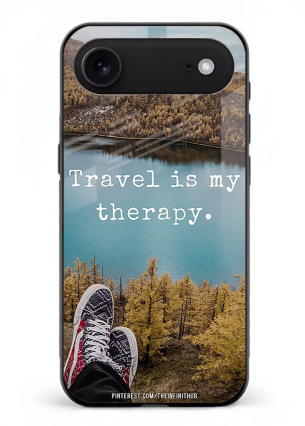 Lakeview Travel Therapy scenic artwork iphone 17 air glass back cover