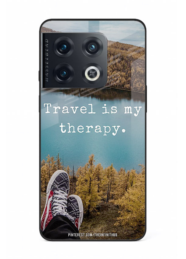 Lakeview Travel Therapy scenic artwork OnePlus 10 Pro glass back cover