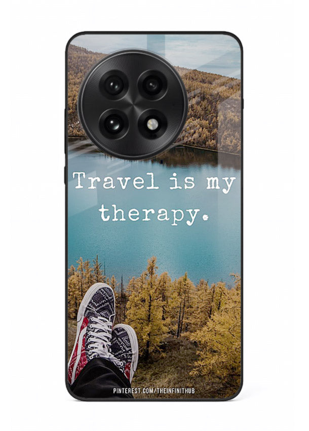 Lakeview Travel Therapy scenic artwork OnePlus 13 glass back cover