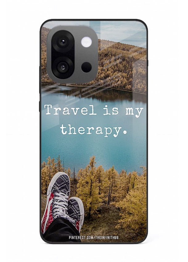 Lakeview Travel Therapy scenic artwork OnePlus 13s glass back cover