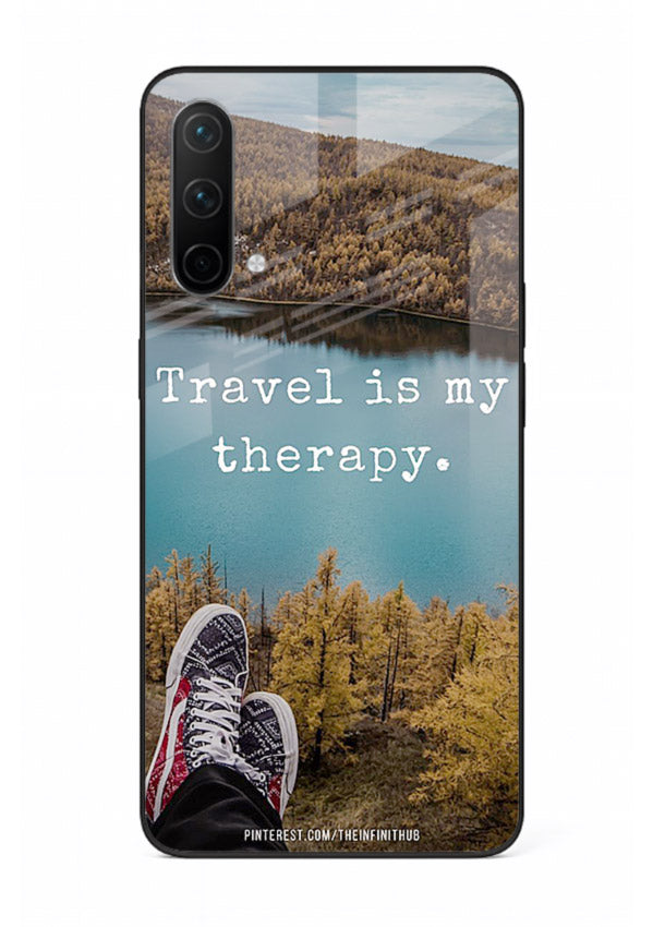 Lakeview Travel Therapy scenic artwork OnePlus Nord CE 5G glass back cover