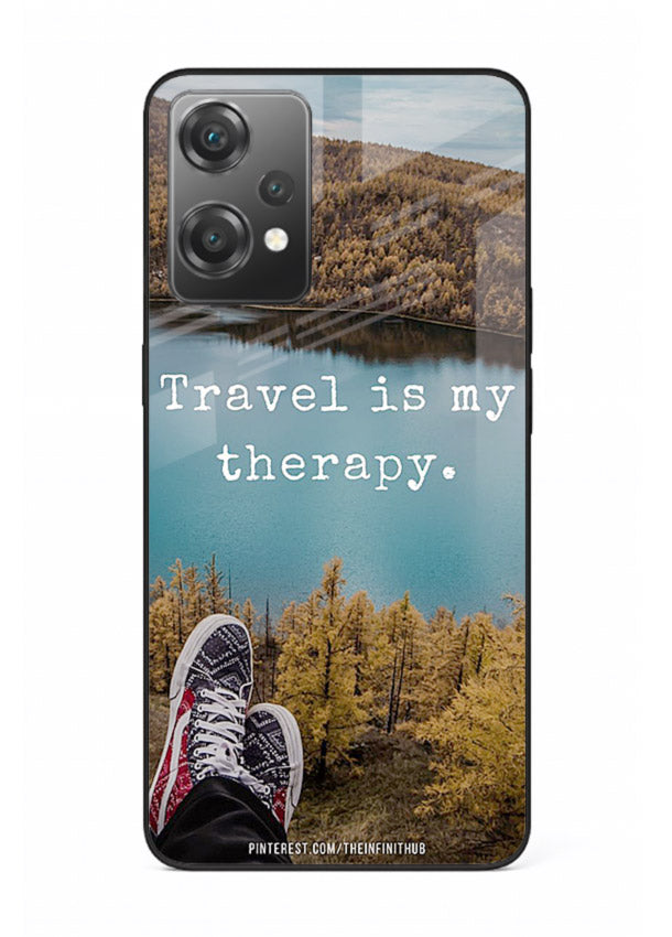 Lakeview Travel Therapy scenic artwork OnePlus Nord CE2 Lite 5G glass back cover