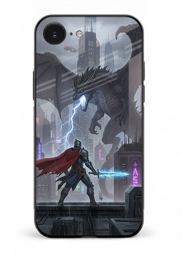 Lightning Clash thunder artwork cover for Apple iPhone 16E