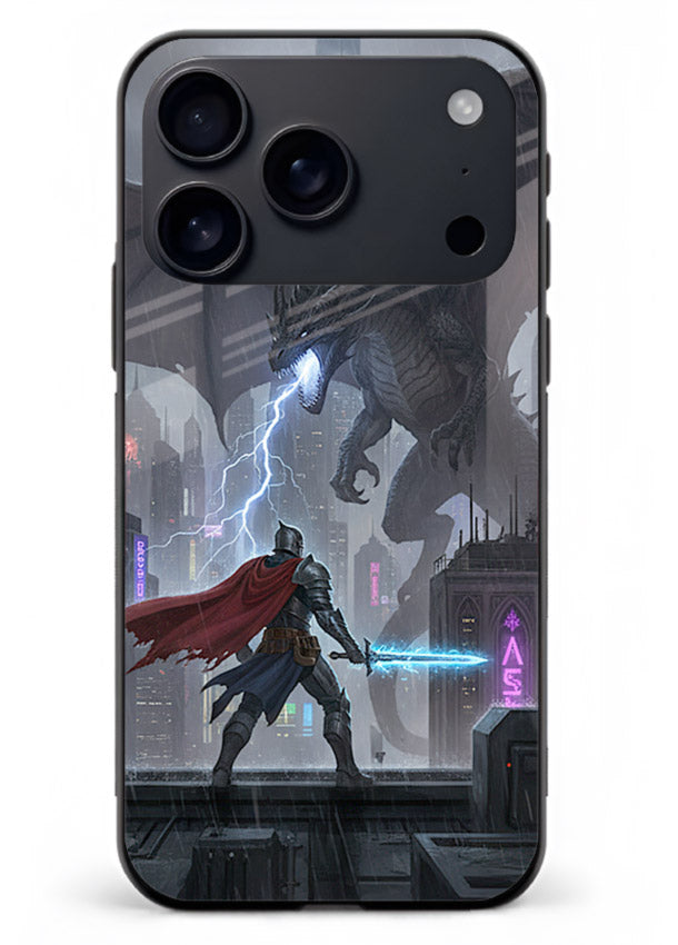 Lightning Clash thunder artwork cover for Apple iPhone 17 Pro Max