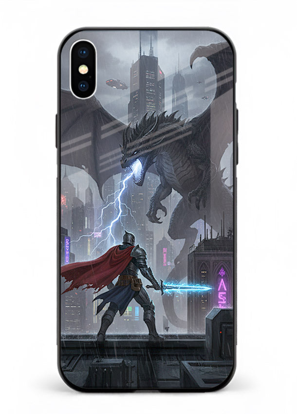 Lightning Clash thunder artwork cover for Apple iPhone XS Max