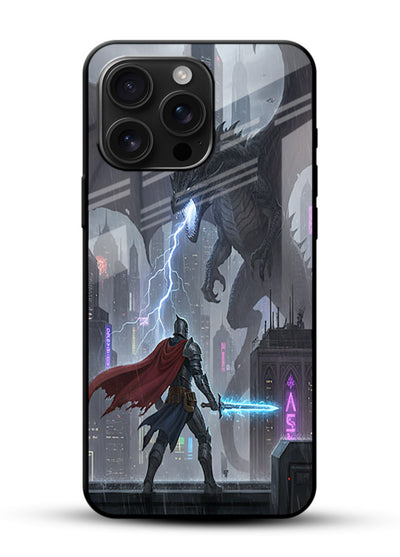 Lightning Clash Superhero Glass Back Cover